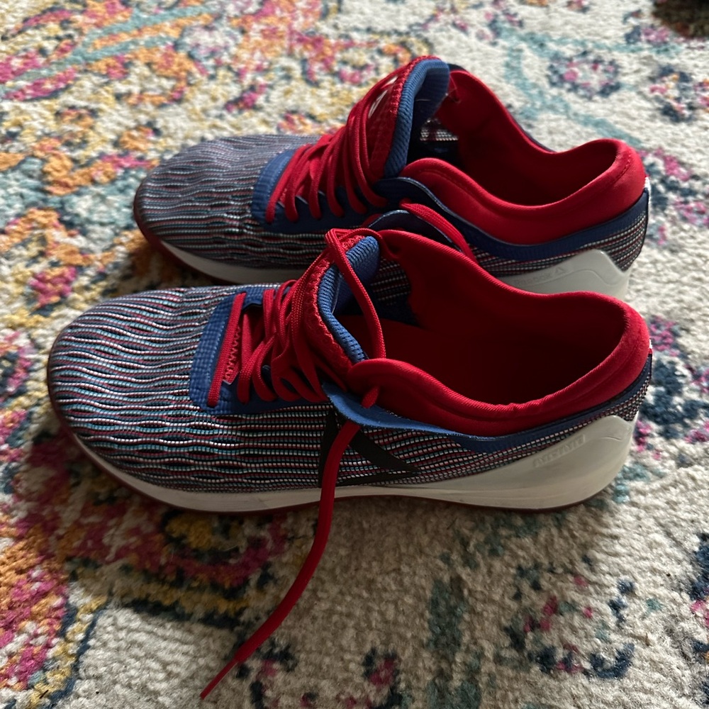 Reebok Red and Blue Athletic Shoes